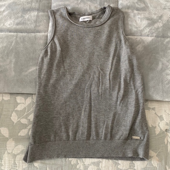 Calvin Klein sweater vest work top petite small - Picture 1 of 5